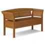 Simpli Home - Arlington Entryway Storage Bench - Light Golden Brown