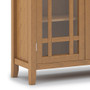 Simpli Home - Bedford solid wood 39 inch Wide Transitional Medium Storage Cabinet - Light Golden Brown