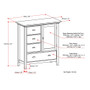 Simpli Home - Redmond Medium Storage Cabinet - Hickory Brown