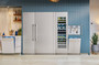 Thermador - Freedom Collection 8.6 Cu. Ft. Frost-Free Smart Upright Freezer with Internal Ice Maker - Custom Panel Ready