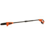 Black+Decker - Black+Decker MAX 20V 8-Inch Cordless Pole Saw (1 x 20V Battery and 1 x Charger) - Orange, Black