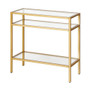 Camden&Wells - Sivil Rectangular Side Table - Brass