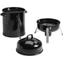 Cuisinart - Vertical 18" Charcoal Smoker - black