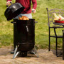 Cuisinart - Vertical 18" Charcoal Smoker - black