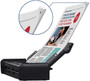 Epson - Workforce ES-200 Duplex Mobile Document Scanner - Black