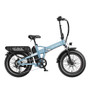 Heybike - Mars 2.0 Foldable E-bike w/ 45mi Max Operating Range & 28 mph Max Speed - Blue