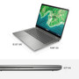 HP - 14" 2-in-1 Wide Ultra XGA Touch-Screen Chromebook - Intel Core i3 - 8GB Memory - 128GB SSD - Mineral Silver