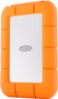 LaCie Rugged Mini SSD 4TB Solid State Drive - USB 3.2 Gen 2x2, speeds up to 2000MB/s (STMF4000400) - Silver and Orange