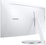 Samsung - 34" ViewFinity CJ791 QHD FreeSync Thunderbolt Monitor with speakers - White/Silver