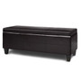 Simpli Home - Afton Storage Ottoman Bench - Tanners Brown