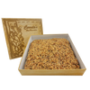 Made the old fashion way from our special old world recipe! We use the finest almonds, pure butter and cane sugar. We cool it and dip it in our secret JC Special milk chocolate and sprinkle with fresh roasted almonds. Hand packed in our decorative desert series box. It's the perfect gift for yourself or someone special. 16 Oz. Box.