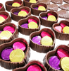 Enjoy this Beautiful Milk Chocolate Heart Shaped Jewelry Box filled with elegant chocolate pieces! You can also add your own special surprise in the box for that special someone in your life. 
