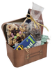 A Classic Dad Mix of Beer Batter Brittle, Trail Mix, Gluten Free Milk Chocolate Pretzels, French Mint and an I Love Dad Milk Chocolate bar. 