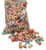 Freshly popped kettle corn seasonal colors, colors will vary by each season. 