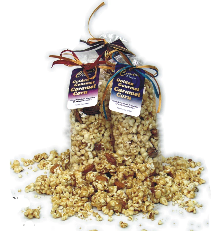 Fresh Popped Corn Drenched in Caramel! 6 Oz. 