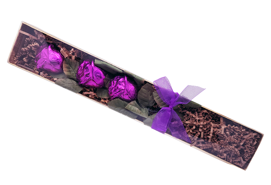 Milk Chocolate Rose with a Colorful foil wrap. A Sweet way to show love to your special one!