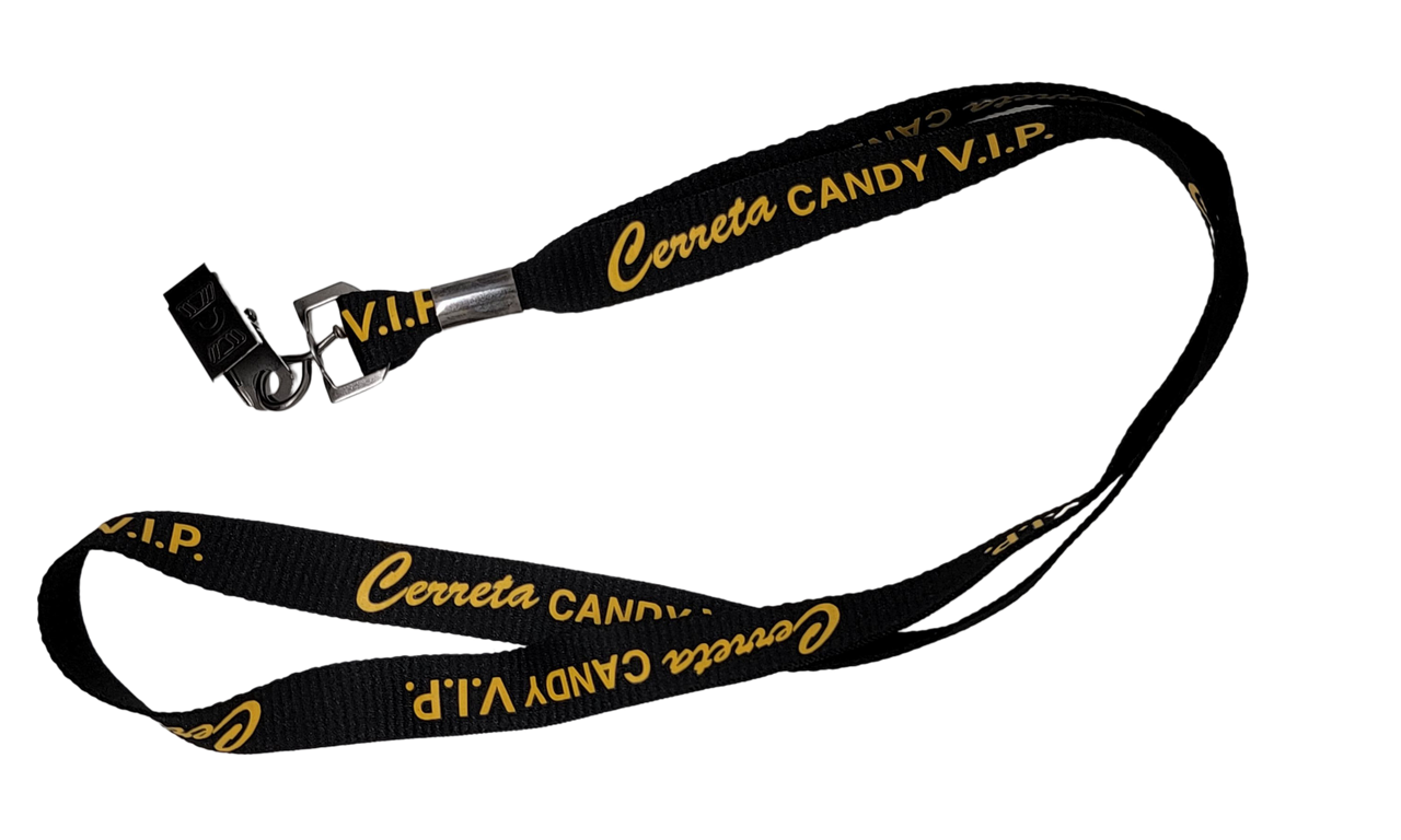Cerreta Candy Co. Lanyard. Impress your friends with this cool merch. 
