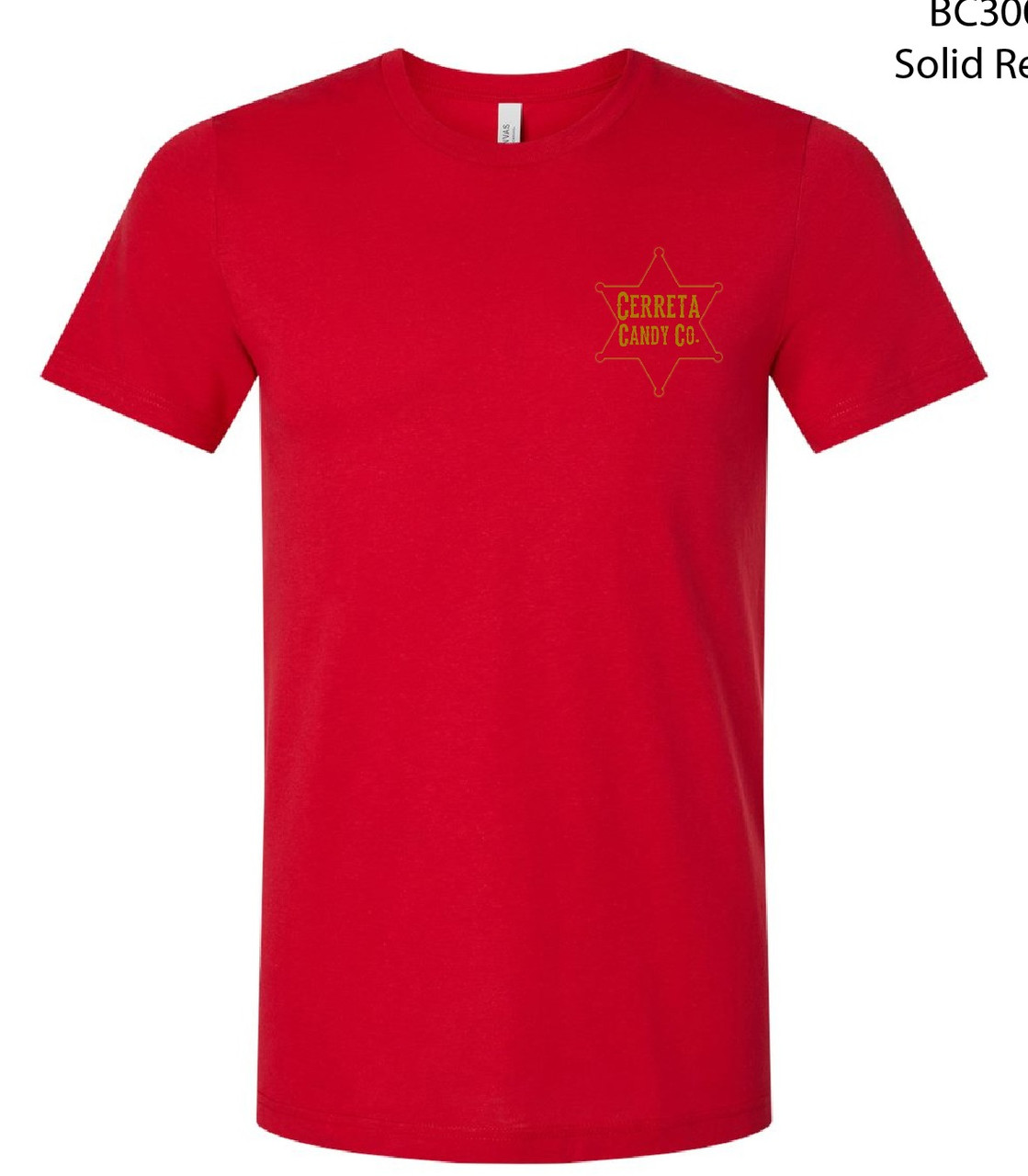 Red The Chocolate that Won the West Tee Shirt