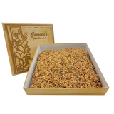 Made the old fashion way from our special old world recipe! We use the finest almonds, pure butter and cane sugar. We cool it and dip it in our secret JC Special milk chocolate and sprinkle with fresh roasted almonds. Hand packed in our decorative desert series box. It's the perfect gift for yourself or someone special. 16 Oz. Box.