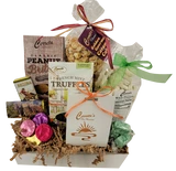 This gift basket would be great for any special occasion or to just let a special someone know you are thinking of them. A gift basket with a scrumptious variety of products to be sure to please anyone. 4 Lb. Basket.

*Substitution Policy: In some instances, our photo may represent an overall theme or look. Occasionally, substitutions happen due to availability and seasonality. If this is the case with the gift you've selected, we will ensure the style, theme and arrangement is preserved and will only substitute items of equal or higher value.