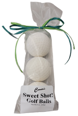 The perfect "hole-in-one" gift idea for a star athlete. Three pastel golf balls are no doubt, a sweet shot!