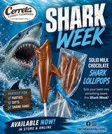 Chocolate Shark Lollipop 