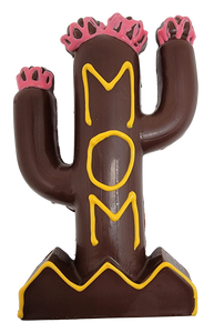Hand Decorated Mom Cactus Milk Chocolate. 