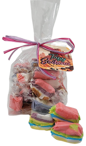 Taffy Sedona. Mouthwatering chewy taffy with colors that would remind you of the beauty of Sedona, Arizona.