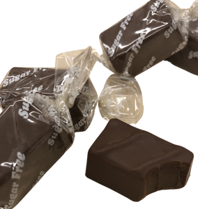 Our signature French Mint available in Sugar Free! Cool mint chocolate wrapped in rich milk chocolate creates a cool and refreshing treat with no sugar added! Perfect as an after dinner mint or an ANY TIME mint! 