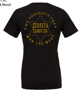 Black The Chocolate that Won the West Tee Shirt