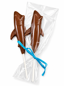 Solid Chocolate Shark Lollipop Hand Made!

Sink your teeth into something SWEET!