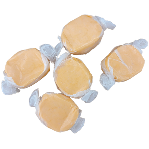 Orange Saltwater Taffy. Arizona made saltwater Orange Taffy, available in 1lb, 2lb, 3lb, 4lb and 5lb boxes!