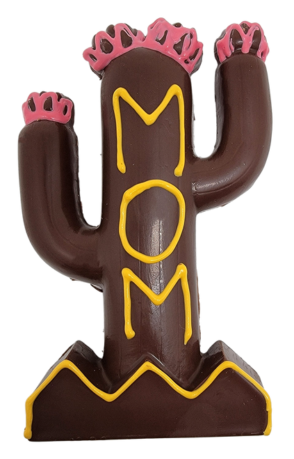 Hand Decorated Mom Cactus Milk Chocolate. 