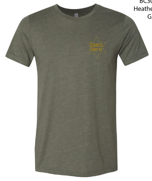 Military Green The Chocolate that Won the West Tee Shirt