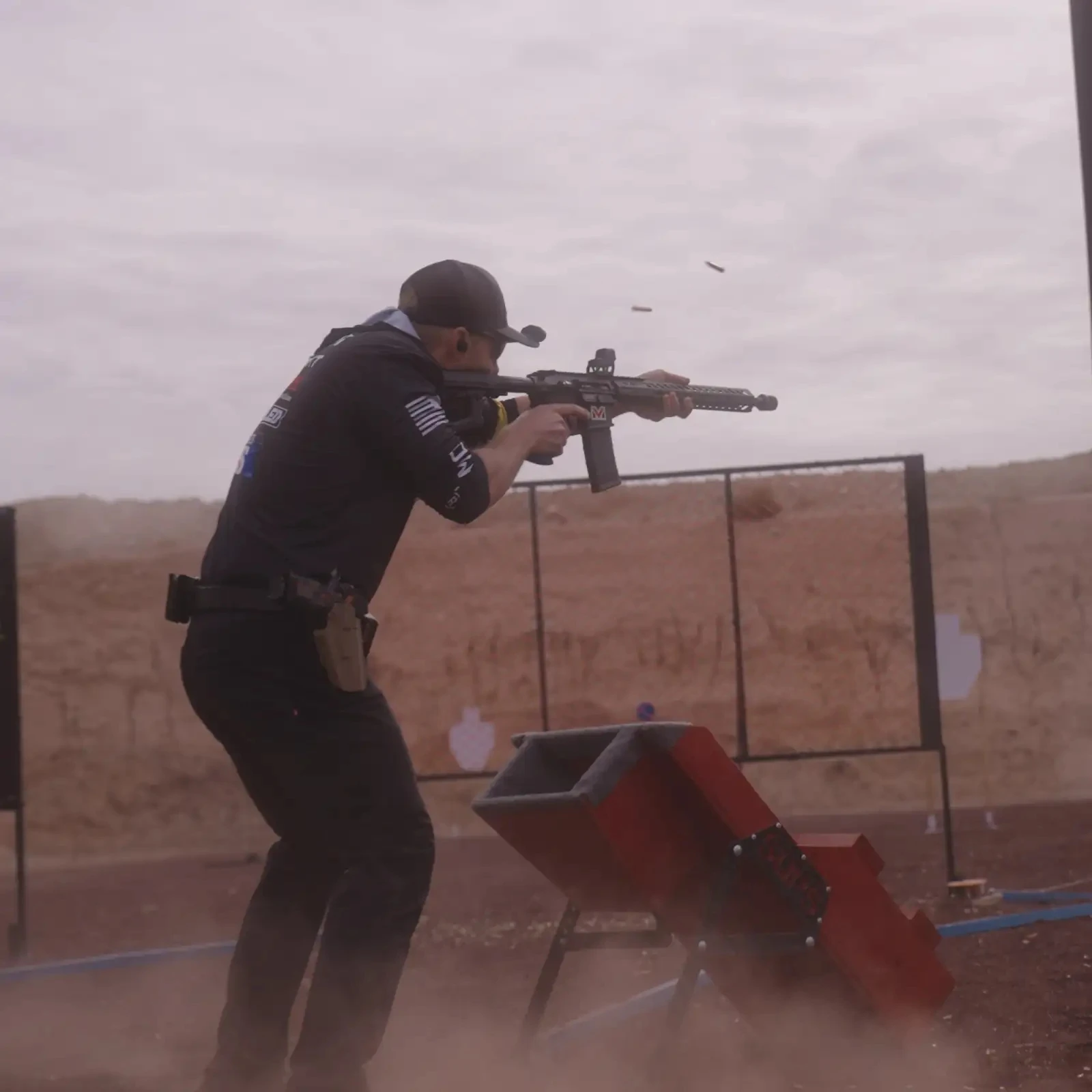 Max Leograndis competing with a Method Ordnance-equipped firearm