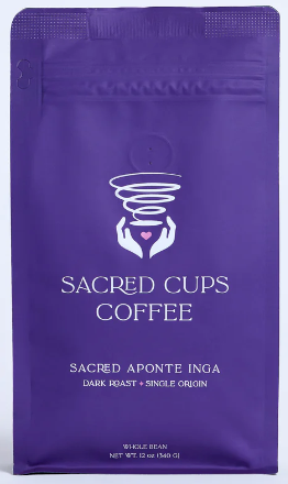 Purity Coffee - Aponte Inga Sacred Cups Collection - Dark Roast Whole Bean Coffee