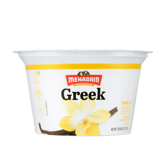 Mehadrin greek yogurt vanilla 170 grs