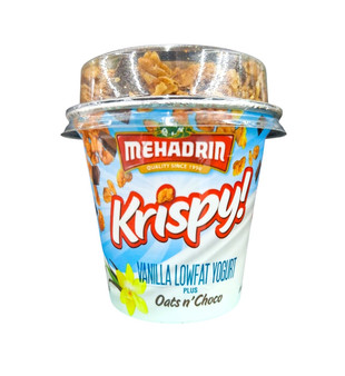 Mehadrin krispy vanilla oats'n choco 150 grs