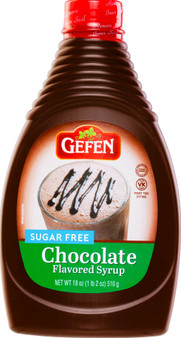 Gefen Syrup Chocolate Sugar Free 18 Oz