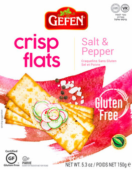 Gefen Crisp Flats Salt & Pepper 150 Grs