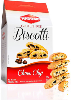 Haddar Biscotti Chocochip 7 Oz