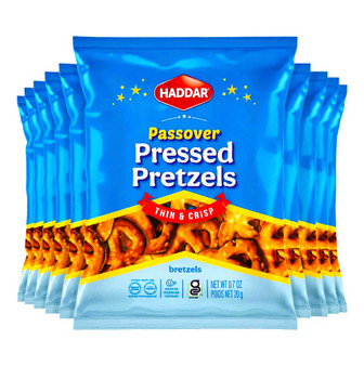 Haddar Pressed Pretzels 20 Grs