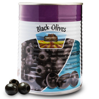 Black Pitted Olives 19 Oz