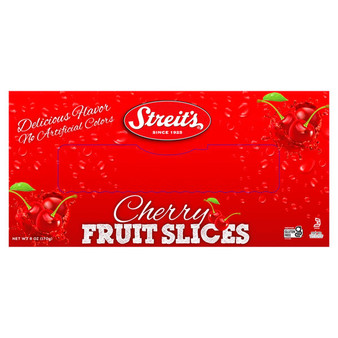 Streits Cherry Fruit Slices 6 Oz 