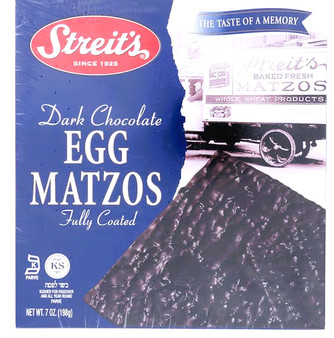 Streits Dark Chocolate Egg Matzo 7.5 Oz 