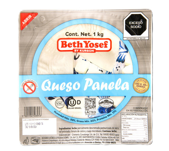 Cov. queso panela kosher 1 kg