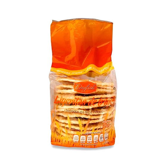 Daylish ligeritas de trigo 60 grs