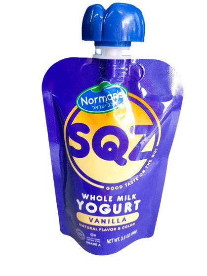 Norman's milk vanilla pouches sqz 99 grs