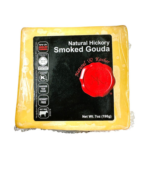 Natural & Kosher smoked gouda chunk 7 oz