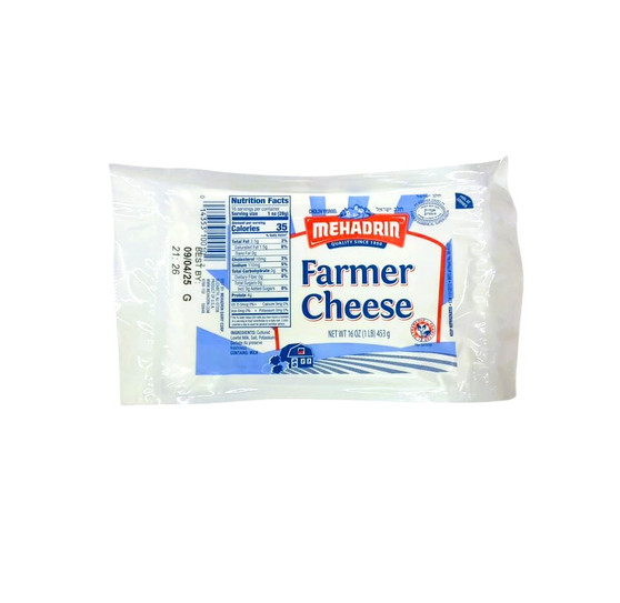 Mehadrin farmer cheese 453 gr